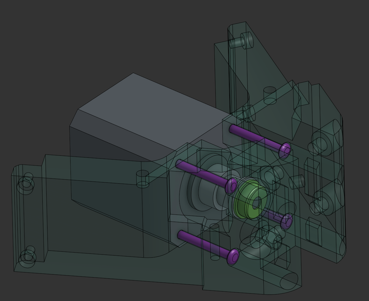 Bottom corner assembly